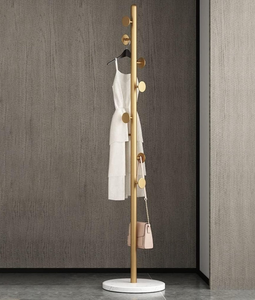 PERCHERO DECORATIVO PIE RESISTENTE ORGANIZADOR HOGAR JHN - 2