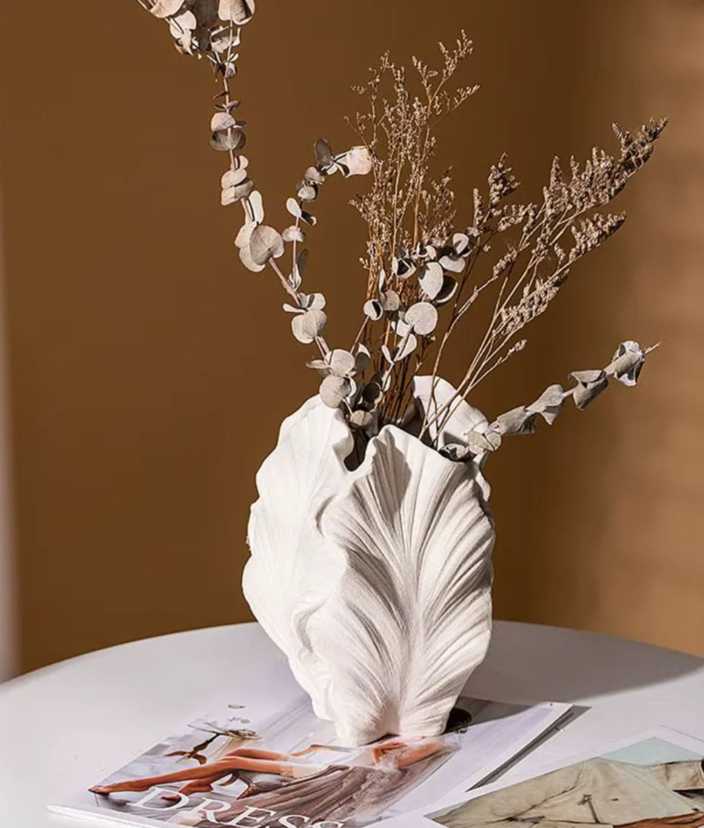 FLORERO DECORATIVO ABSTRACTO ELEGANCIA MINIMALISTA JHN - 7