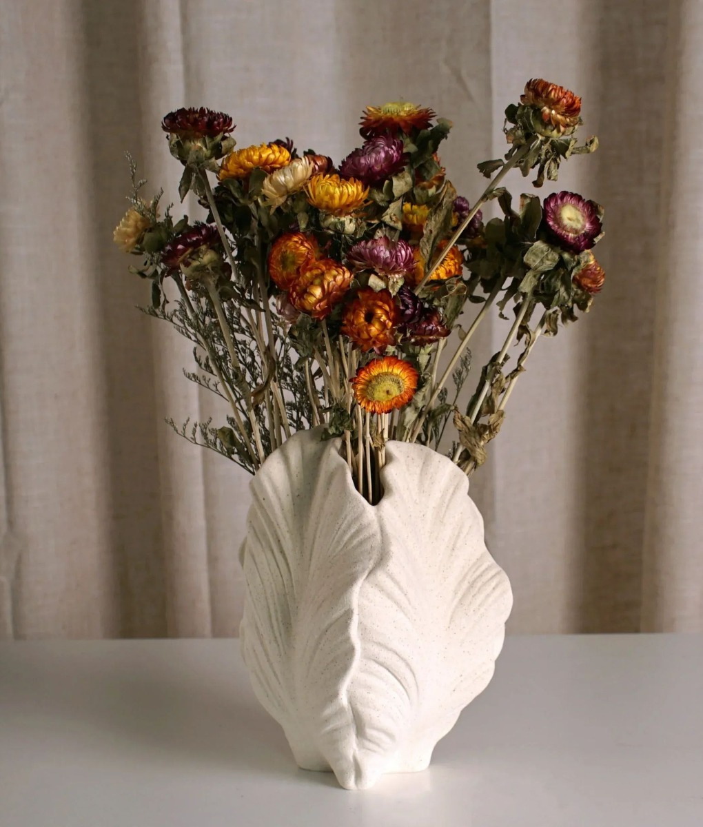 FLORERO DECORATIVO ABSTRACTO ELEGANCIA MINIMALISTA JHN - 10