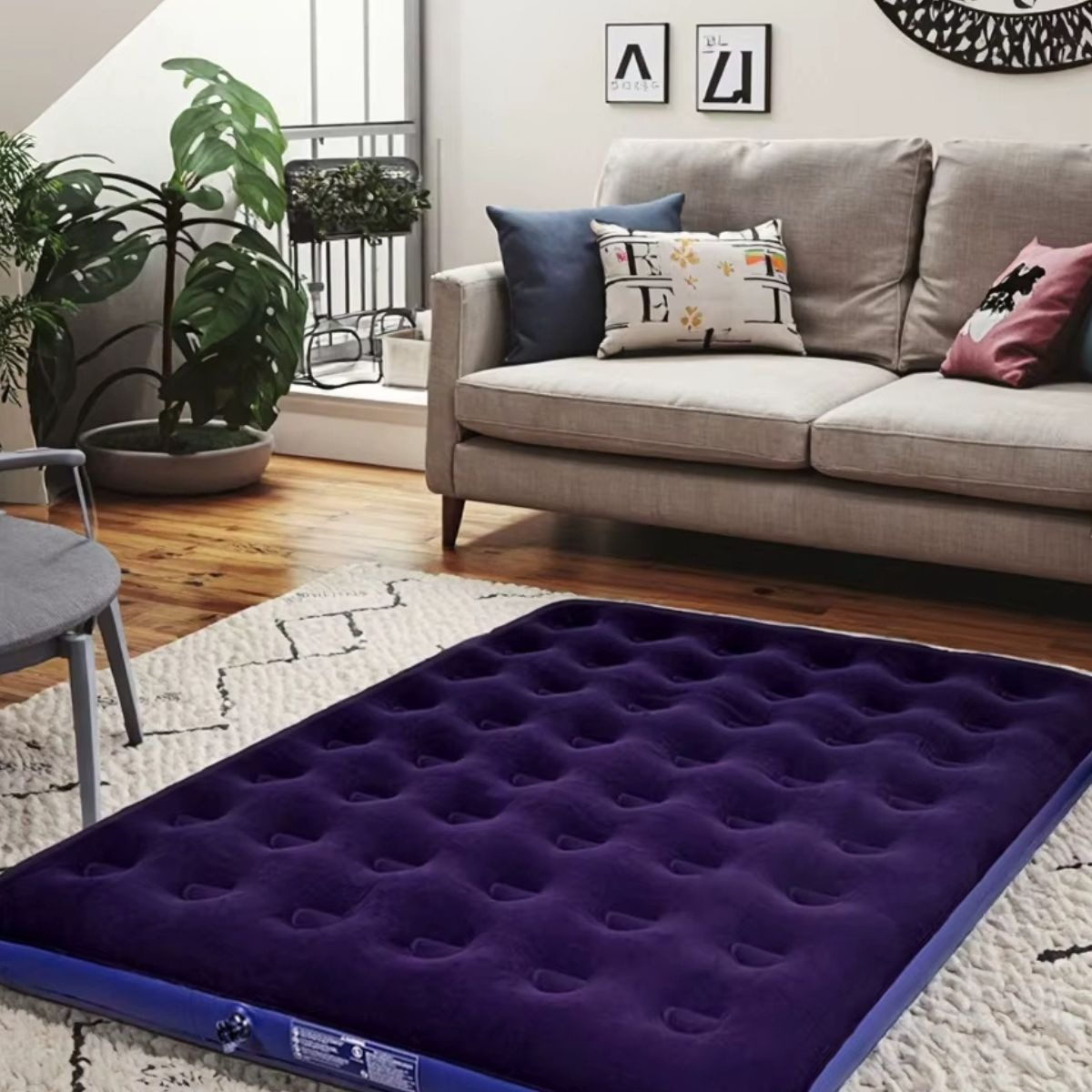 COLCHON INFLABLE PARA CAMPING 192X137X23 CM VIAJES HOGAR LAU - 8