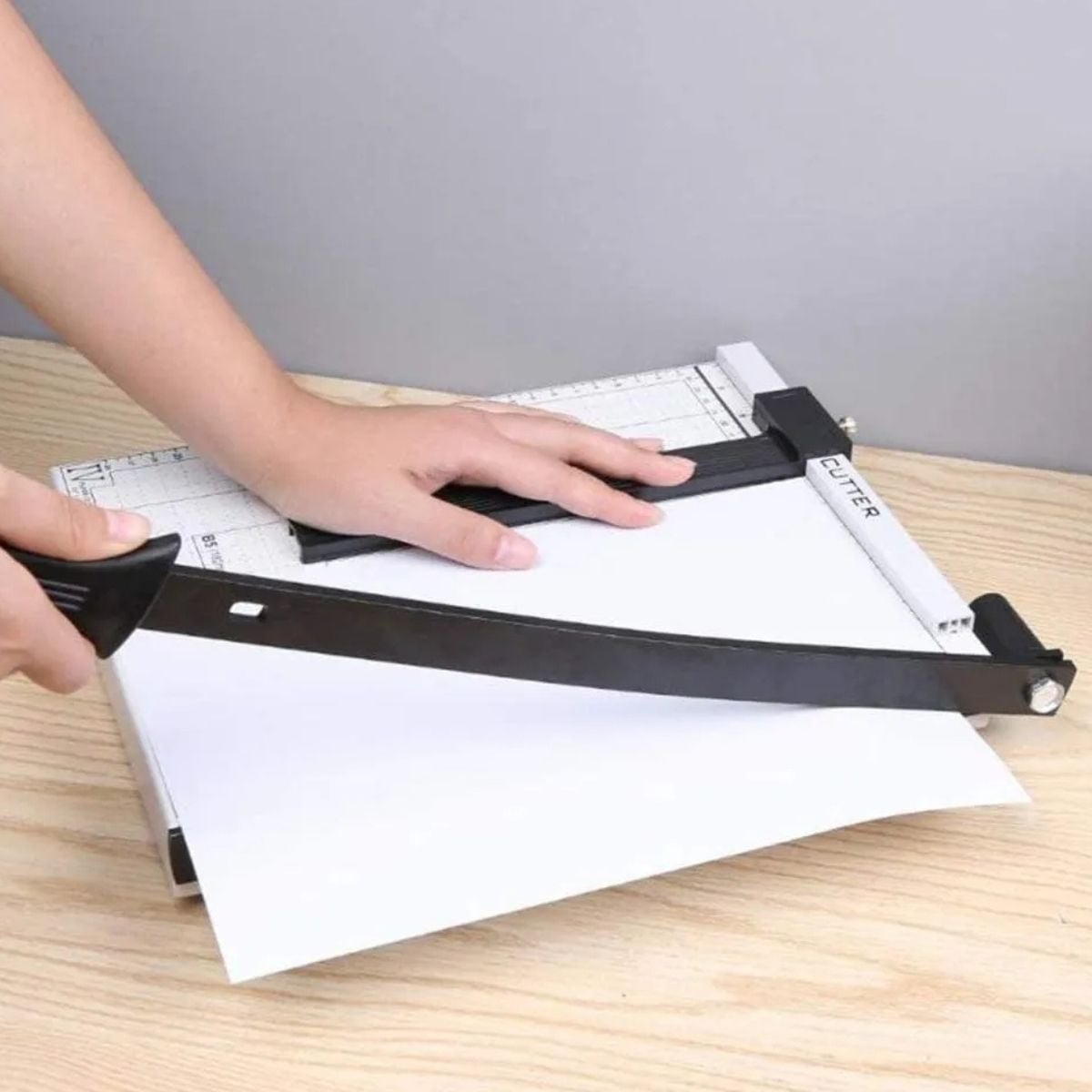 GUILLOTINA DE PAPEL A4 CORTADOR OFICINA ESCOLAR LAU - 3