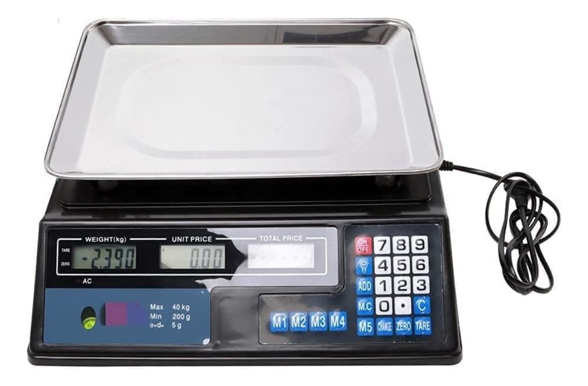 BALANZA BASCULA DIGITAL ALIMENTOS PANTALLA LED PESAJE LAU - 1