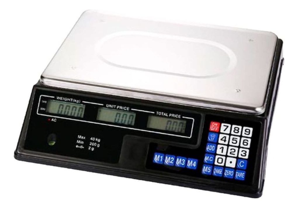 BALANZA BASCULA DIGITAL ALIMENTOS PANTALLA LED PESAJE LAU - 6