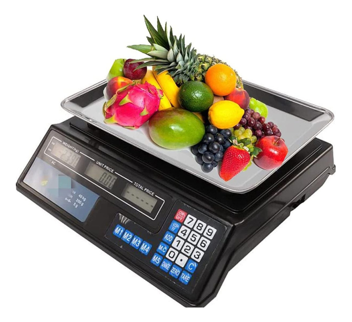 BALANZA BASCULA DIGITAL ALIMENTOS PANTALLA LED PESAJE LAU - 7