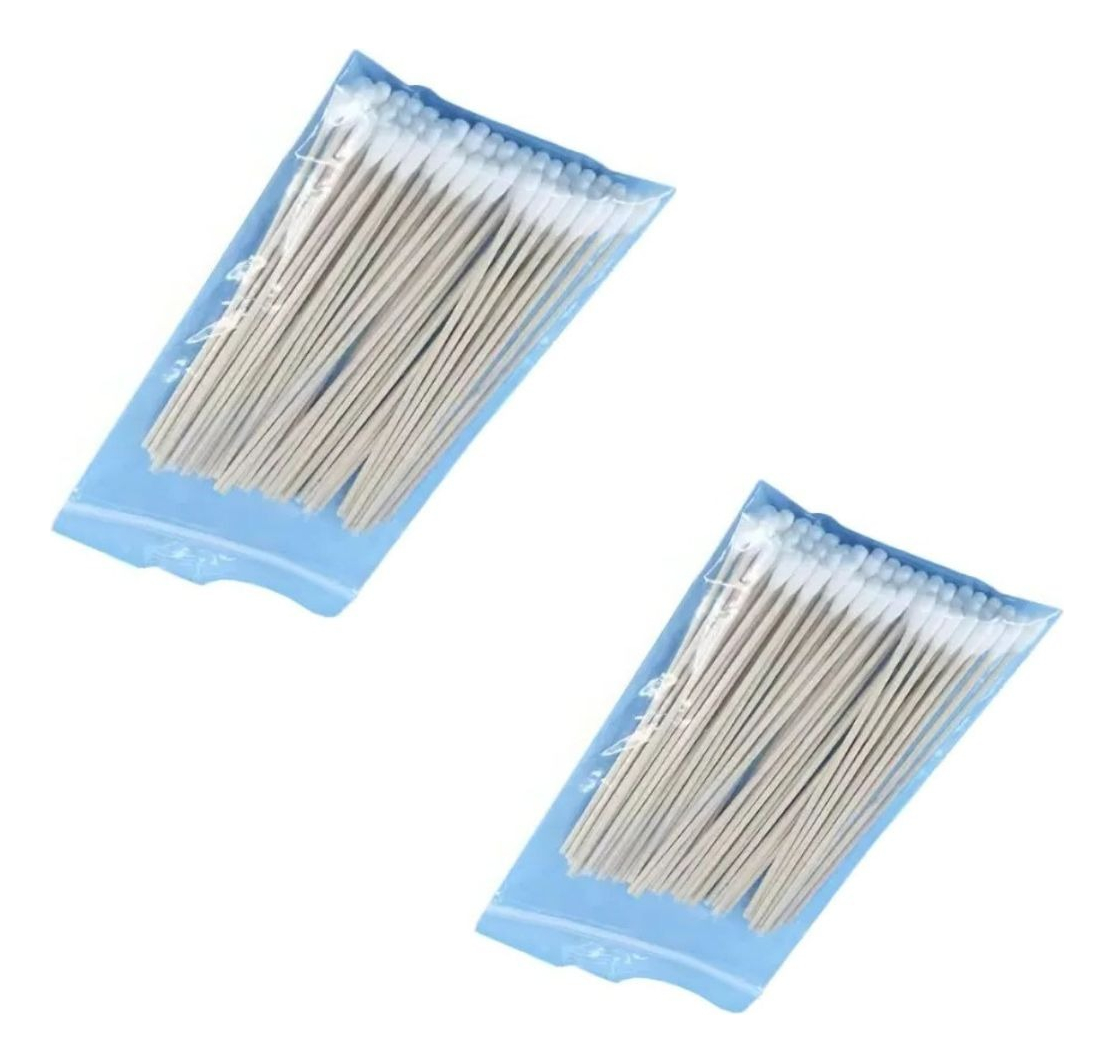 SET 7 PAQUETES HISOPOS X100 TOMA MUESTRA HIGIENE ALGODON LAU - 7