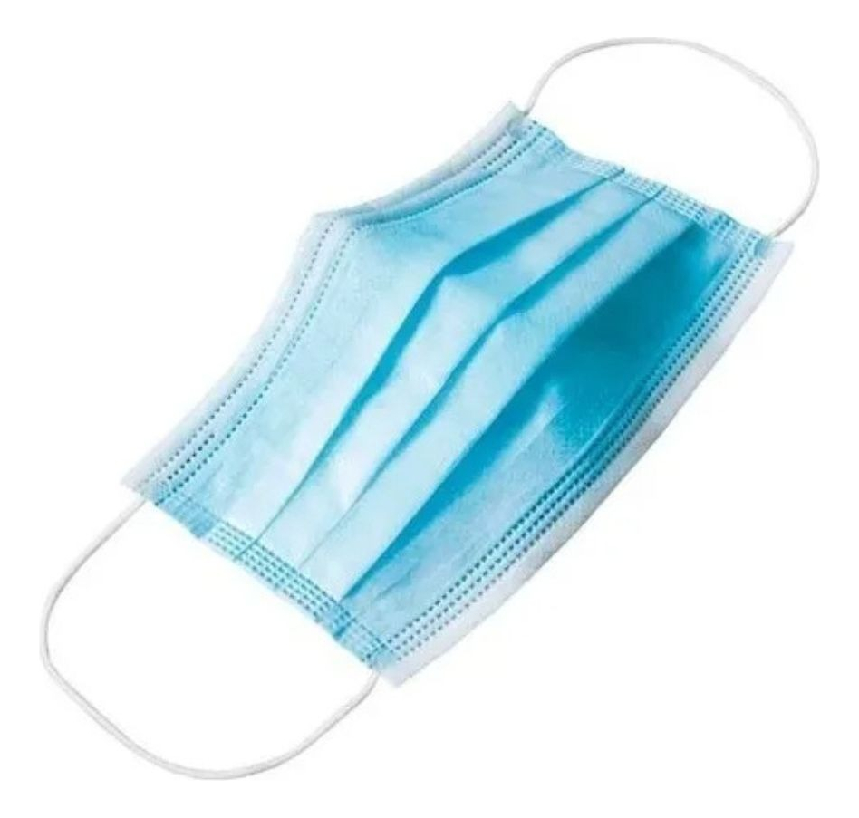 SET 4 CAJAS MASCARILLAS DESECHABLE FACIAL 3 PLIEGUES X50 LAU - 1