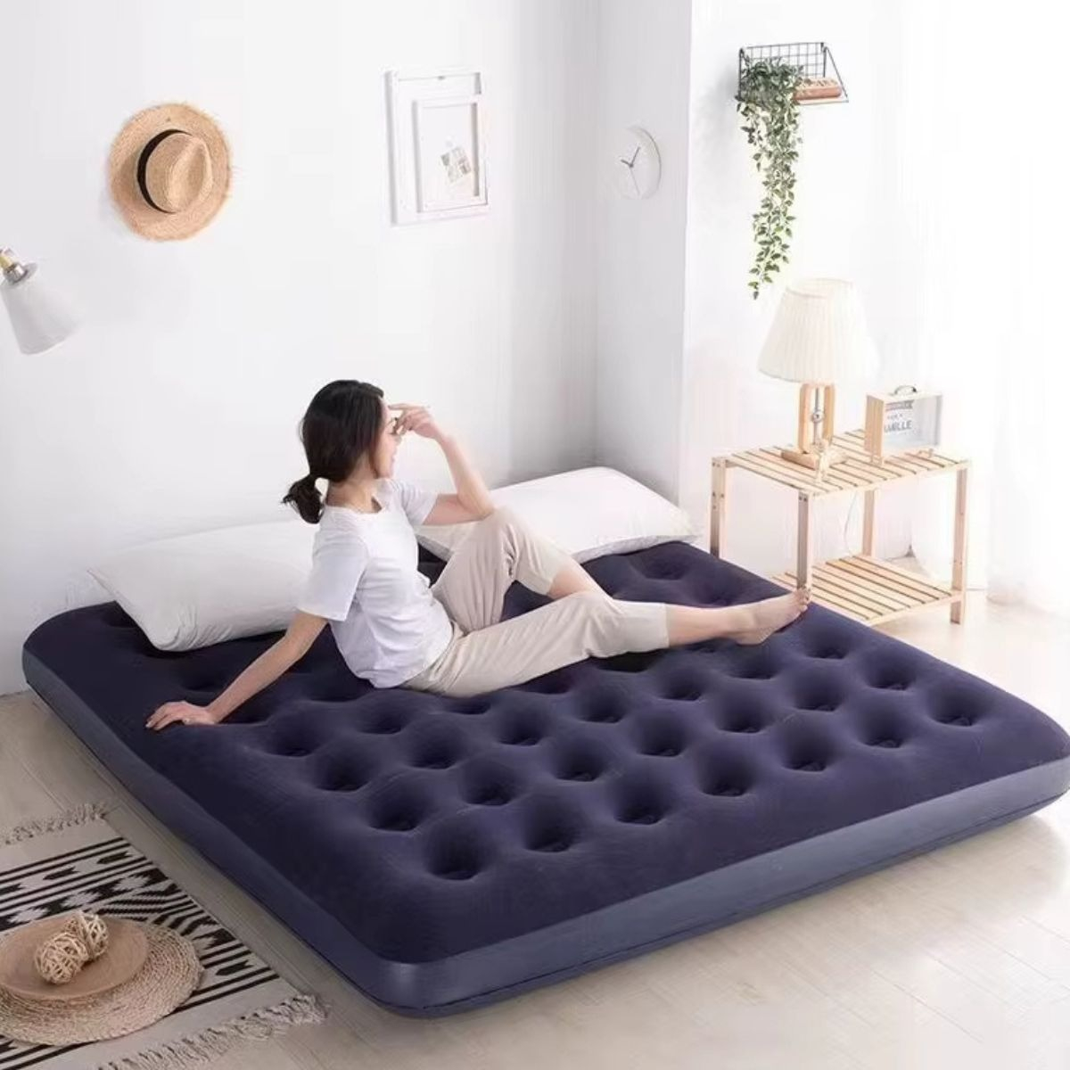COLCHON INFLABLE PARA CAMPING 192X99X23CM VIAJES LAU - 7