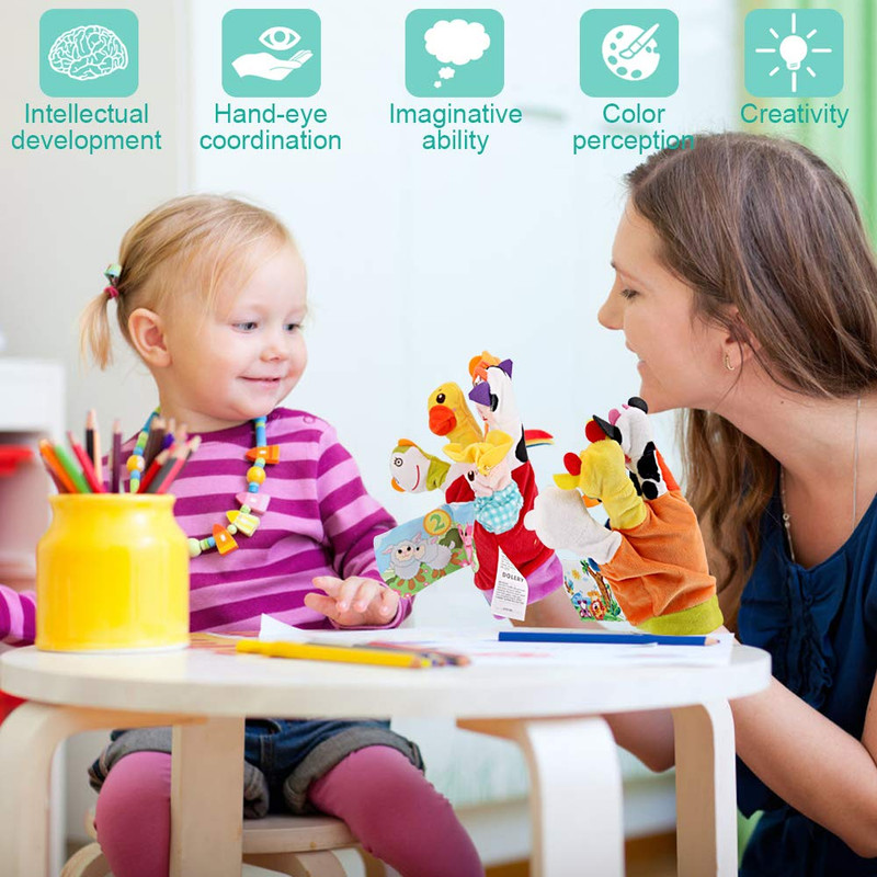 JUGUETE ESTIMULA GUANTE MARIONETA TITERE INFANTIL BEBE LAU - 10