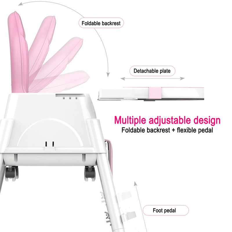 SILLA PARA COMER BEBE DESMONTABLE MULTIFUNCIONAL LAU - 9