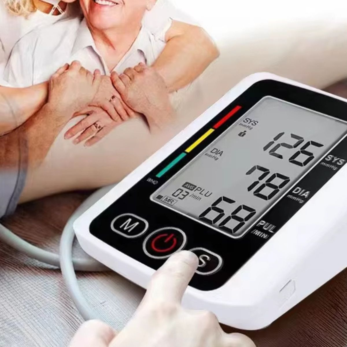 TENSIOMETRO DIGITAL PRESION ARTERIAL MONITOR SALUD LAU - 2