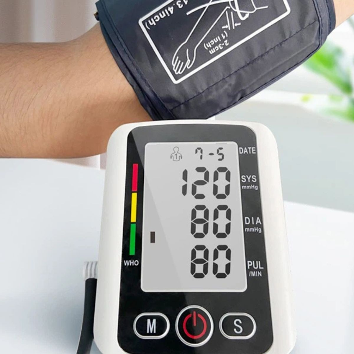 TENSIOMETRO DIGITAL PRESION ARTERIAL MONITOR SALUD LAU - 5