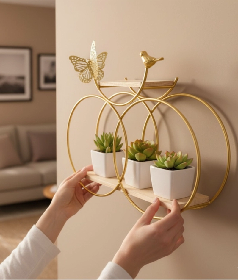 PORTA MACETAS SOPORTE DECORATIVO ADORNO MULTIFUNCIONAL JHN - 4