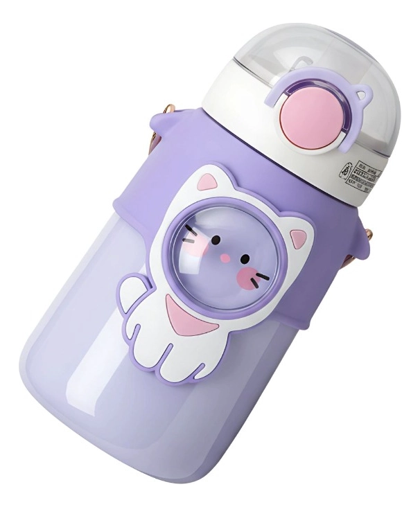BOTELLA BEBIDAS INFANTIL MULTIFUNCIONAL FIGURAS JHN - 3