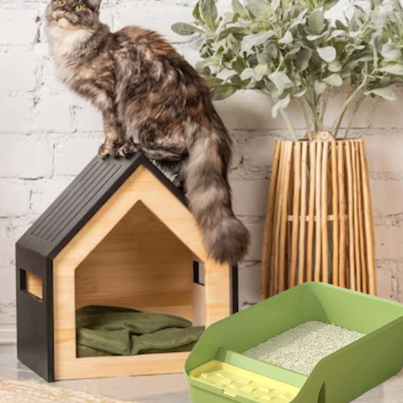 CAJA DE ARENA PEQUEÑO GATOS MASCOTAS HOGAR ASEO HIGIENE LAU - 6