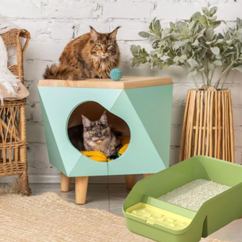 CAJA DE ARENA PEQUEÑO GATOS MASCOTAS HOGAR ASEO HIGIENE LAU - 7