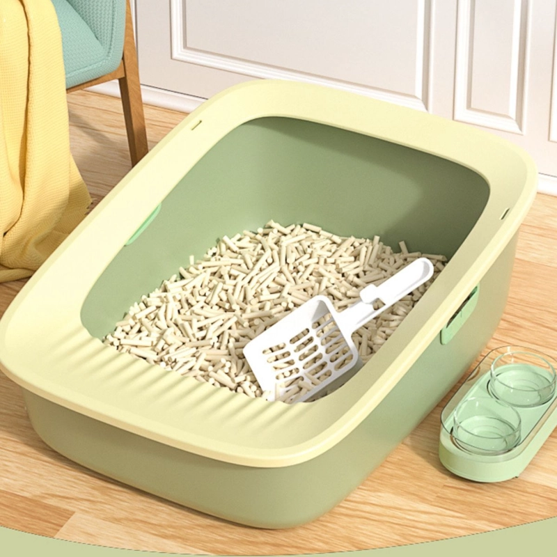 CAJA D ARENA PARA GATOS ASEO HIGIENE MASCOTA GRANDE LAU - 3