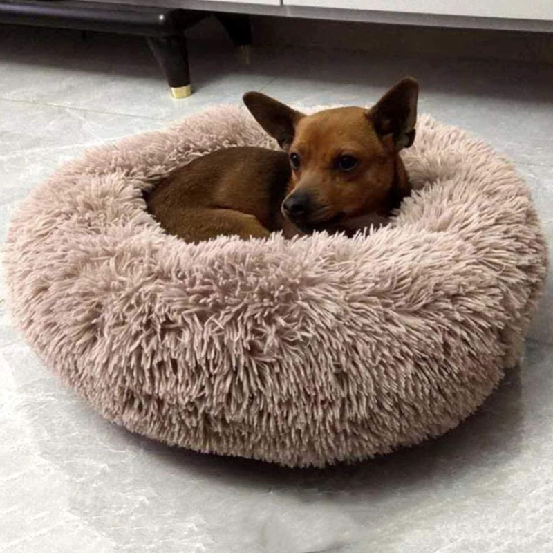 CAMA PARA PERROS ANTIESTRES FELPA 50CM MASCOTAS LAU - 4