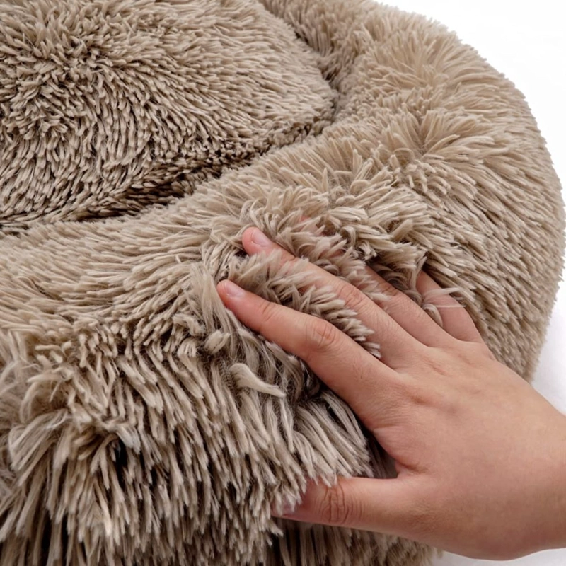 CAMA PARA PERROS ANTIESTRES FELPA 110CM MASCOTAS LAU - 7