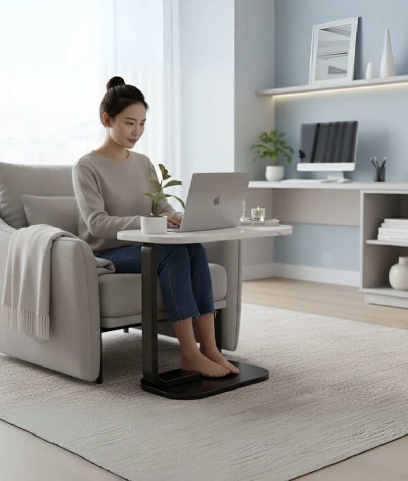MESA CENTRO MODERNA DECORATIVA DISEÑO MINIMALISTA JHN - 6