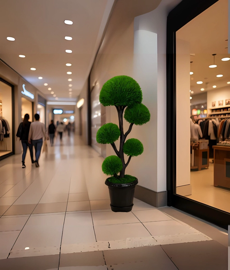 PLANTA ARTIFICIAL DECORATIVA ESTILO BONSAI INTERIOR JHN - 7