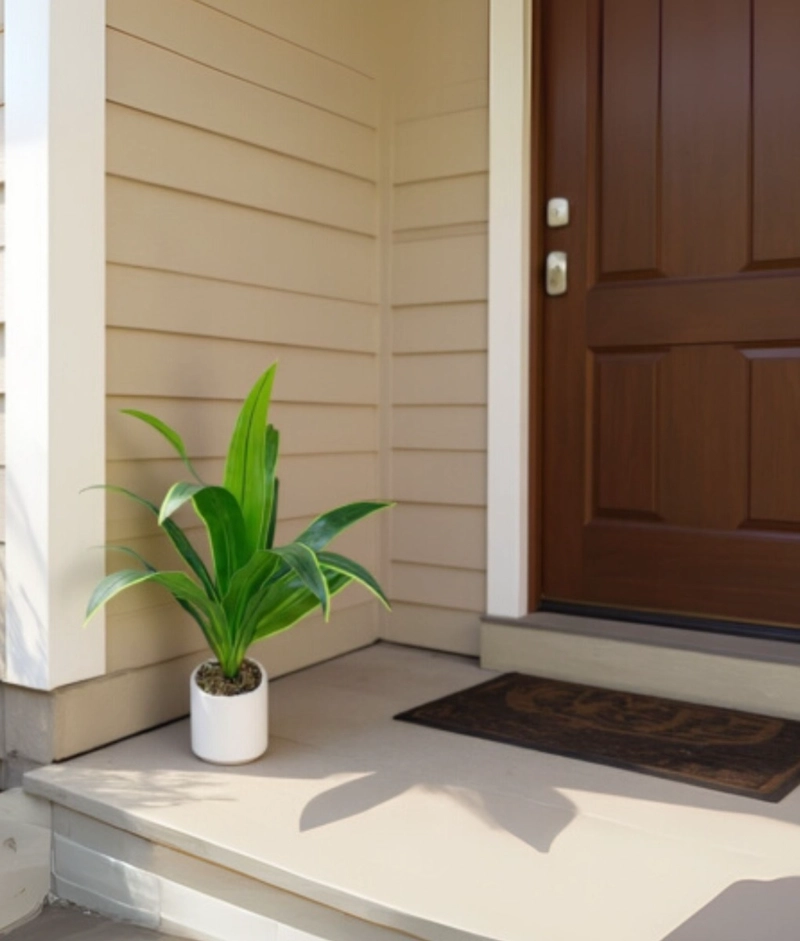 PLANTA DECORATIVA ARTIFICIAL DISEÑO TROPICAL HOGAR JHN - 7