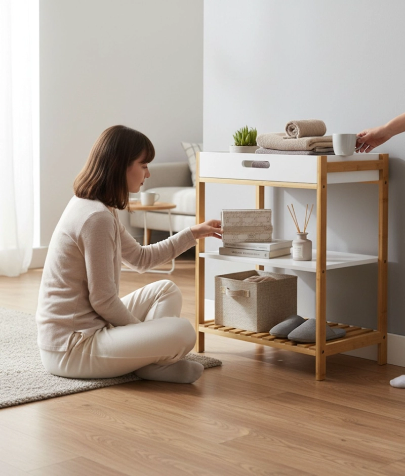 ESTANTE MULTIFUNCIONAL MODERNO DECORATIVO ORGANIZADOR JHN - 6