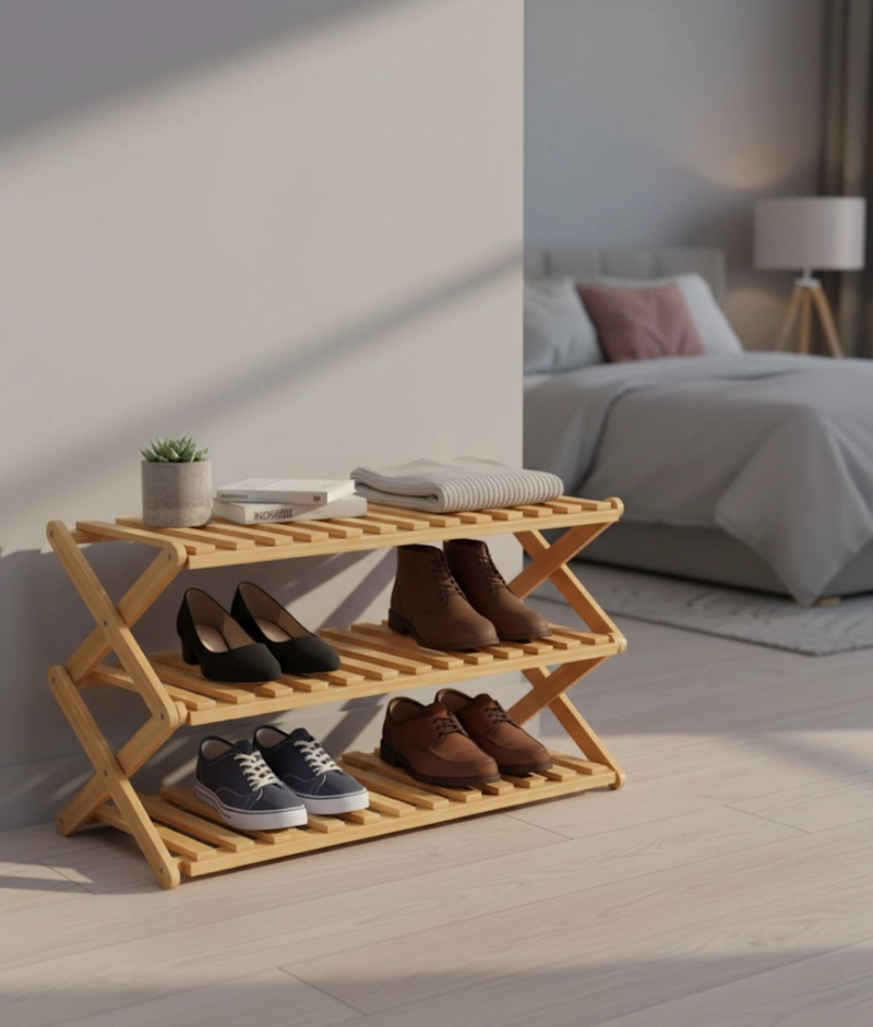 ZAPATERO ESTANTE ORGANIZADOR ELEGANTE MULTIFUNCIONAL JHN - 7