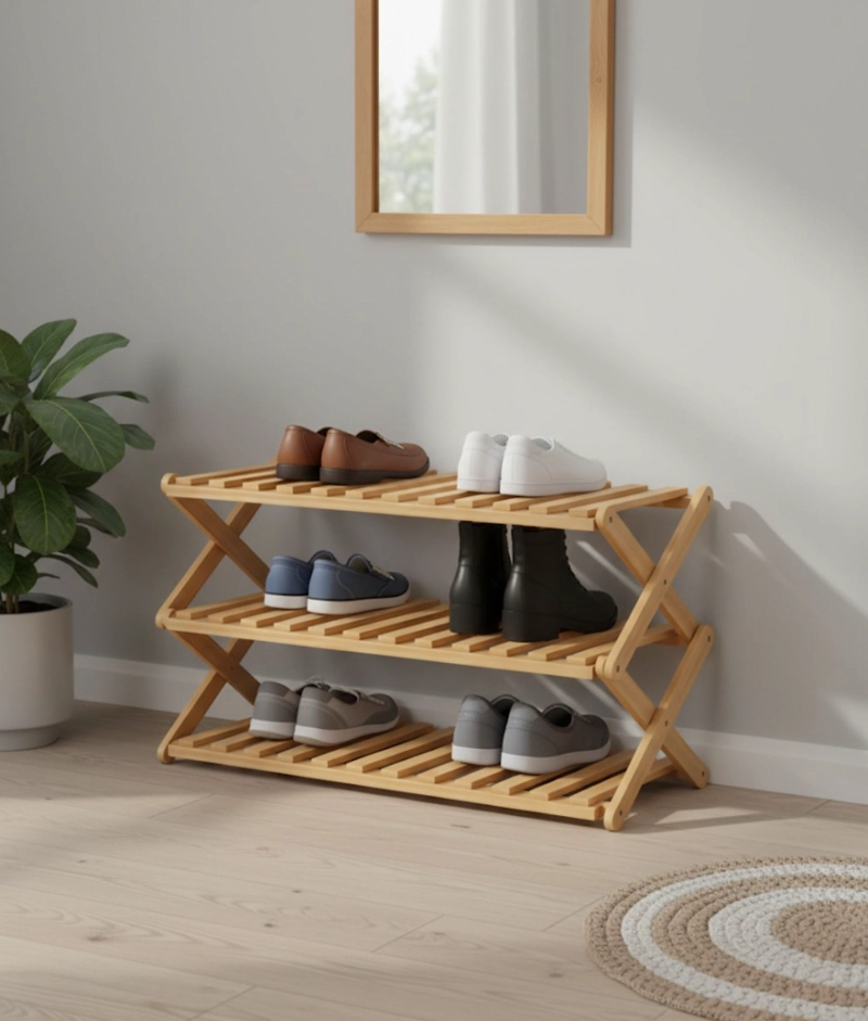 ZAPATERO ESTANTE ORGANIZADOR ELEGANTE MULTIFUNCIONAL JHN - 8
