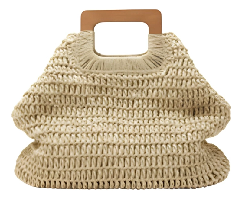 CARTERA TEJIDA BOLSO DISEÑO MODERNO MINIMALISTA JHN - 1