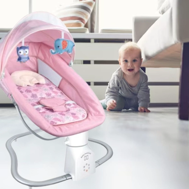 SILLA MECEDORA CON CONTROL REMOTO PARA BEBES LAU - 6