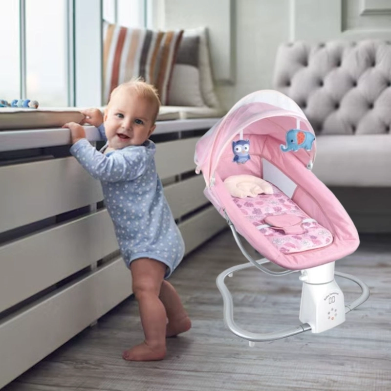 SILLA MECEDORA CON CONTROL REMOTO PARA BEBES LAU - 7
