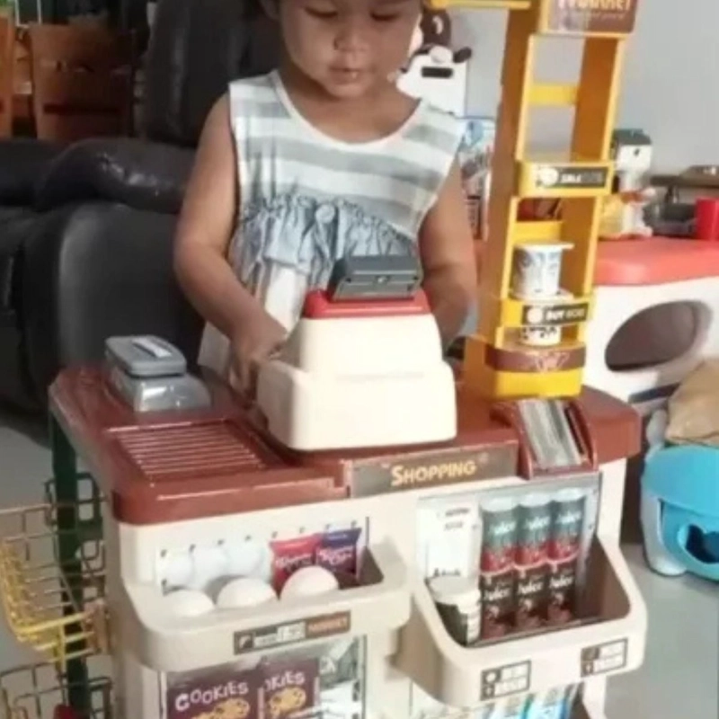 JUGUETE MINI MERCADO CARRITO COMPRAS DIVERTIDO NIÑOS LAU - 7
