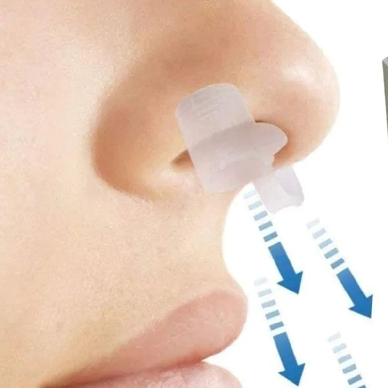 PACK DE 4 TAPONES NASAL SILICON ANTI-RONQUIDO RESPIRA LAU - 2