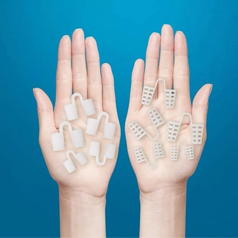 PACK DE 4 TAPONES NASAL SILICON ANTI-RONQUIDO RESPIRA LAU - 6
