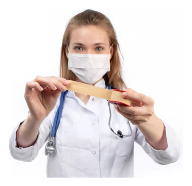 PACK DE 12 VENDAS ADHESIVA ALGODON 1,25CMX5M USO MEDICO LAU - 10