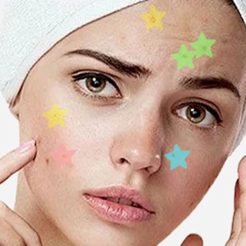 PACK DE 3 PARCHES PARA ACNE DISEÑO ESTRELLA CORAZON LAU - 3