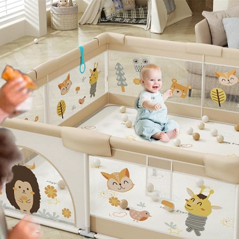 CORRAL DE JUEGOS DISEÑO CON DIBUJOS PARA BEBE LAU - 6