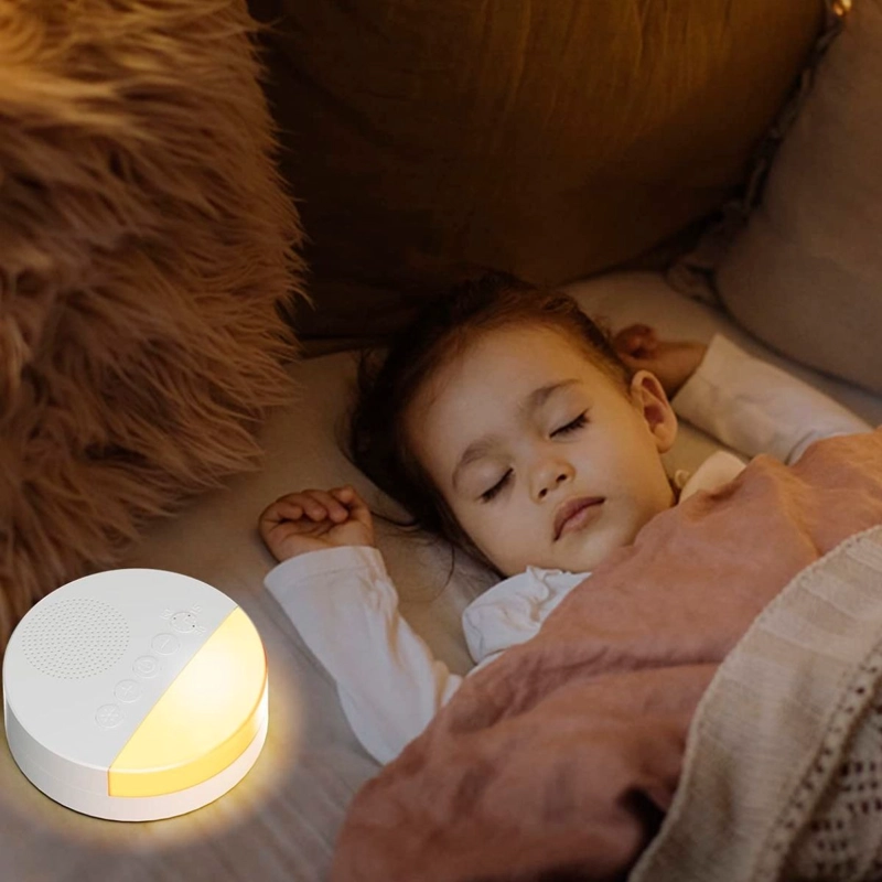 MAQUINA RUIDO BLANCO CON LUZ CALIDAD PARA RELAJAR BEBE LAU - 1