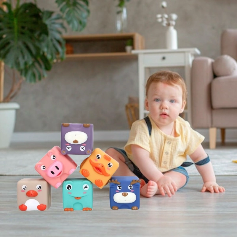 JUGUETE BLOQUES APILABLES DIDACTICO SENSORIAL NIÑOS LAU - 5