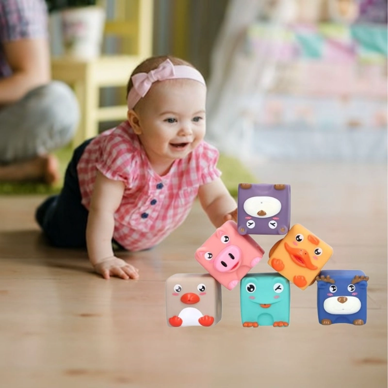 JUGUETE BLOQUES APILABLES DIDACTICO SENSORIAL NIÑOS LAU - 7