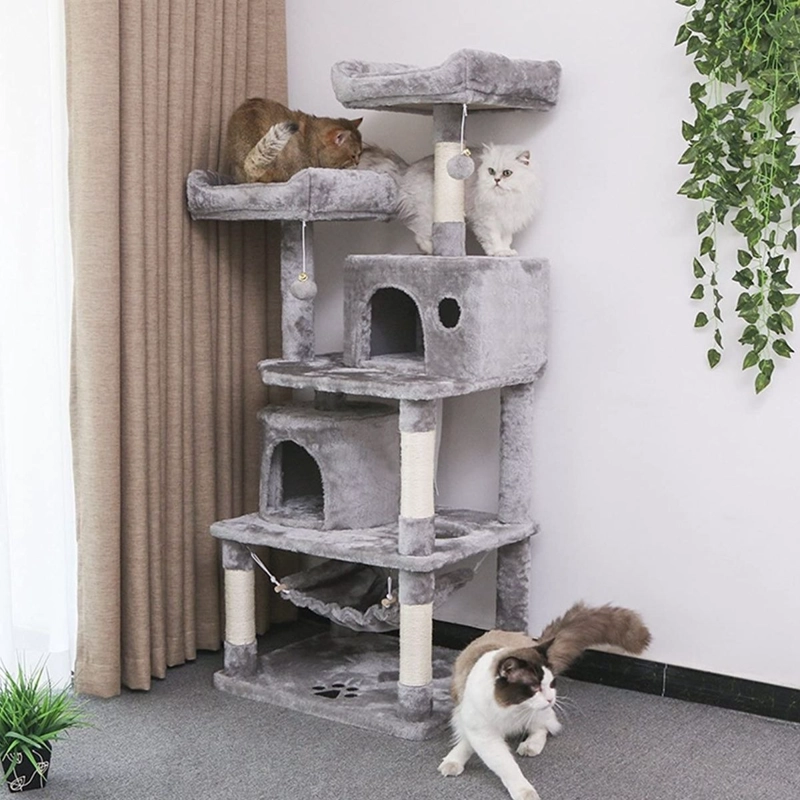 TORRE RASCADOR GRANDE PARA GATOS MASCOTAS LAU - 2