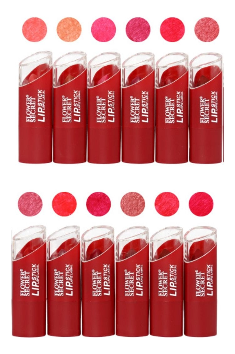 PAQ 24 LABIALES EN BARRA EFECTO MATE 12 TONOS 3,8GR LAU - 3