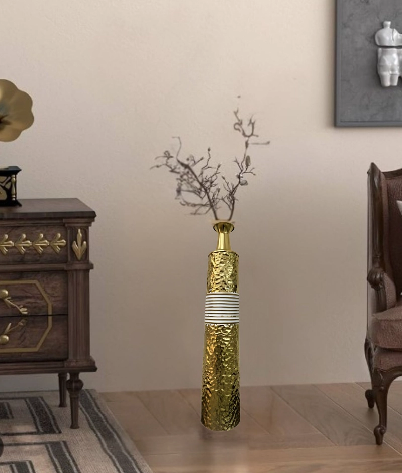 FLORERO DECORATIVO ALTO ALARGADO HOGAR PISO MESA JHN - 6