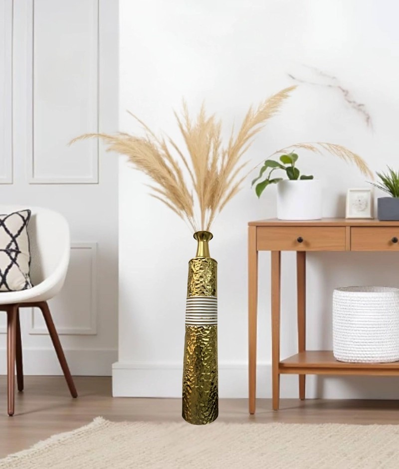 FLORERO DECORATIVO ALTO ALARGADO HOGAR PISO MESA JHN - 8