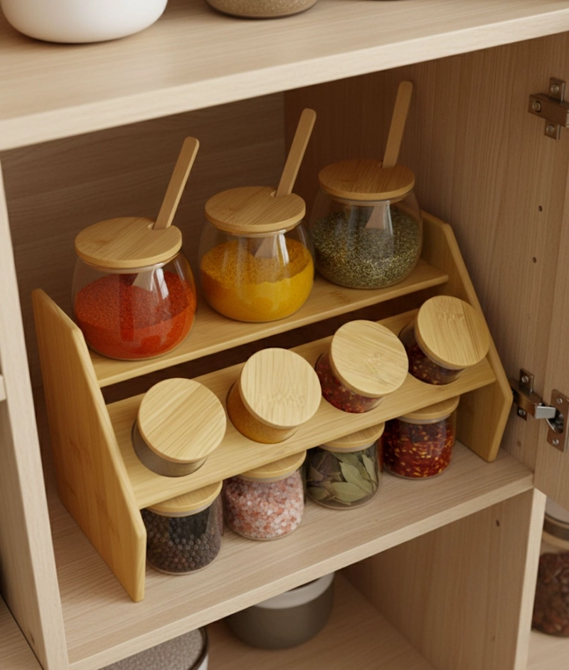 JUEGO RECIPIENTE ALMACENAMIENTO SOPORTE CONTENEDOR JHN - 5