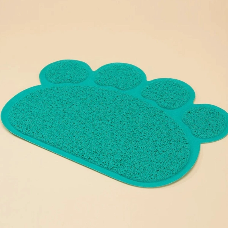 SET 2 ALFOMBRA TAPETE MASCOTAS DISEÑO HUELLA PERRO GATOS LAU - 8
