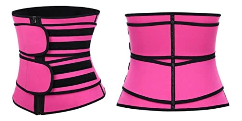 FAJA CORSET REDUCTORA CINTURA CON VELCRO MUJER LAU - 4