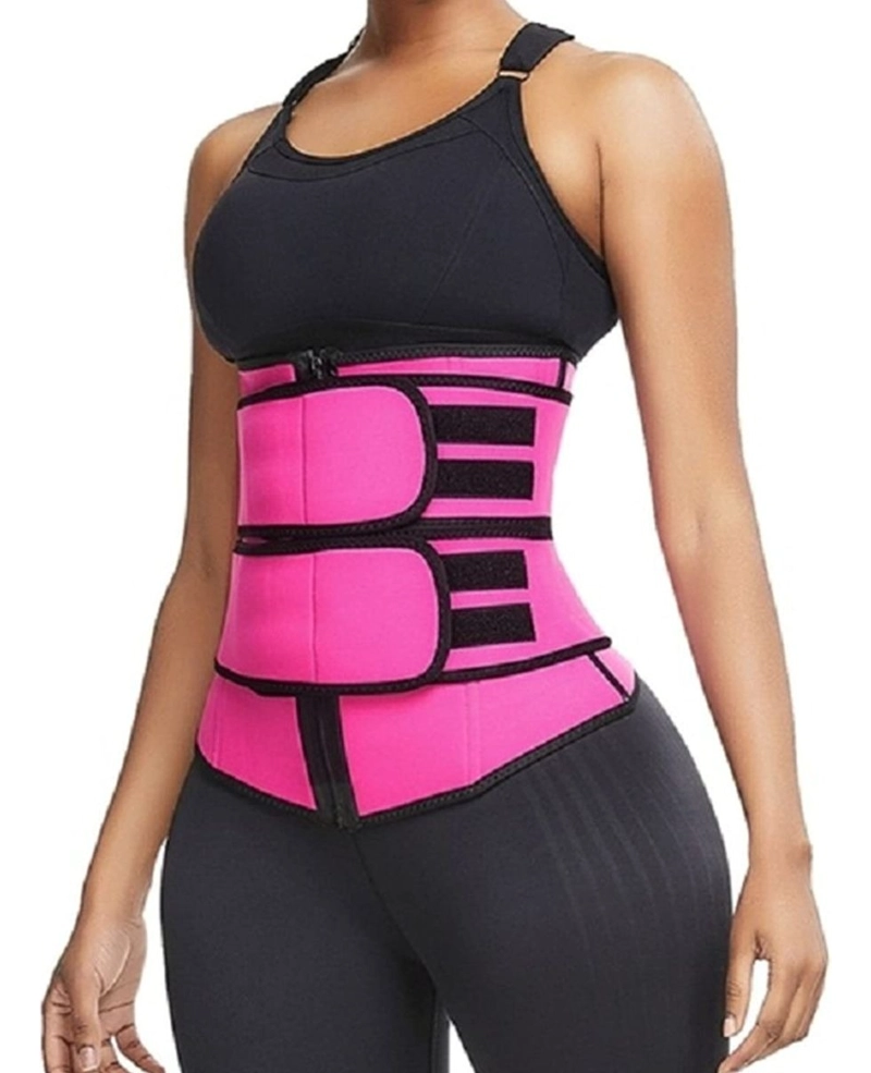 FAJA CORSET REDUCTORA CINTURA CON VELCRO MUJER LAU - 6
