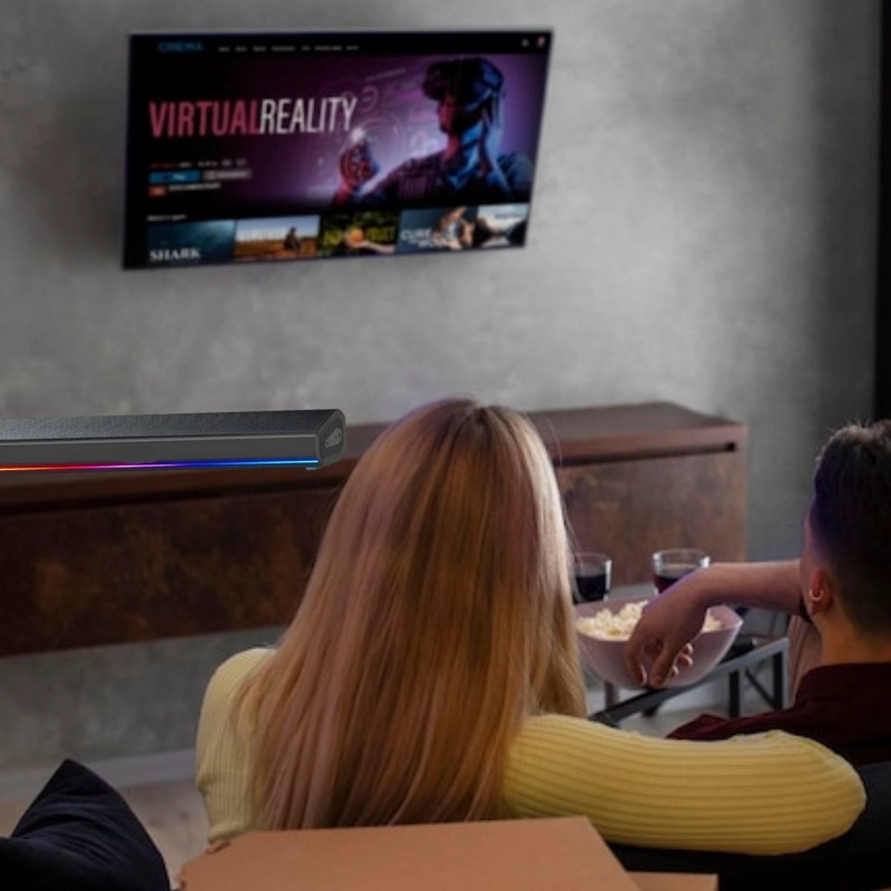 BARRA DE SONIDO HOME THEATER CON LUCES HOGAR LAU - 2