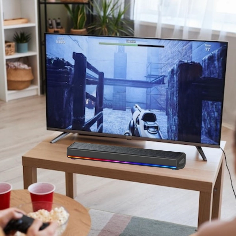 BARRA DE SONIDO HOME THEATER CON LUCES HOGAR LAU - 3